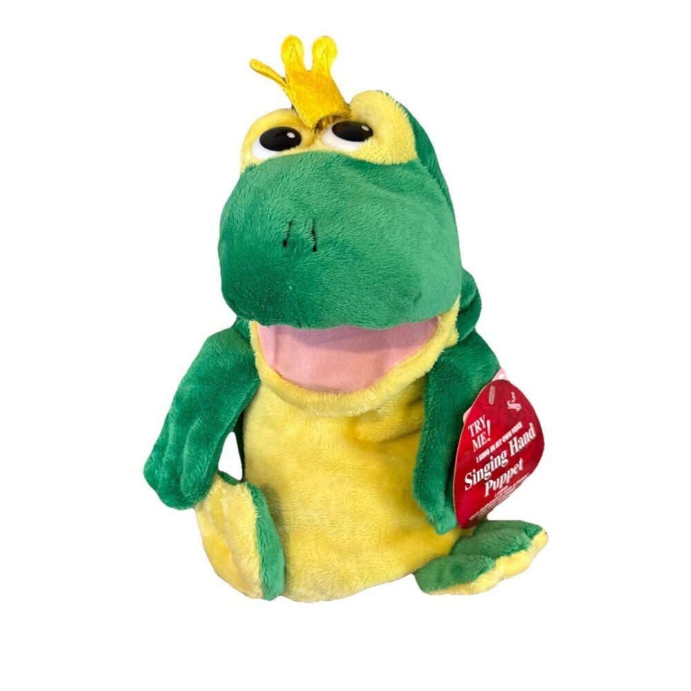 Dan Dee Singing Frog Prince Puppet Singing Multiple Songs Works